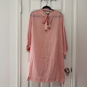 TUCKERNUCK NWT SIZE LARGE LANTANA MARSEILLE CAFTAN MINI DRESS